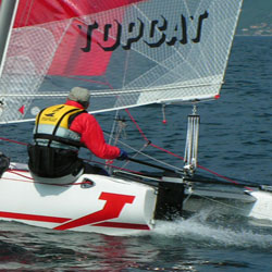 catamaran-segeln am Tegernsee